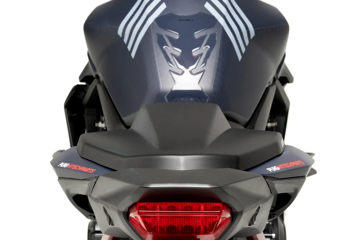 PUIG Rear Seat Cowl Matte Black for Street Bikes – Part Number 21705J