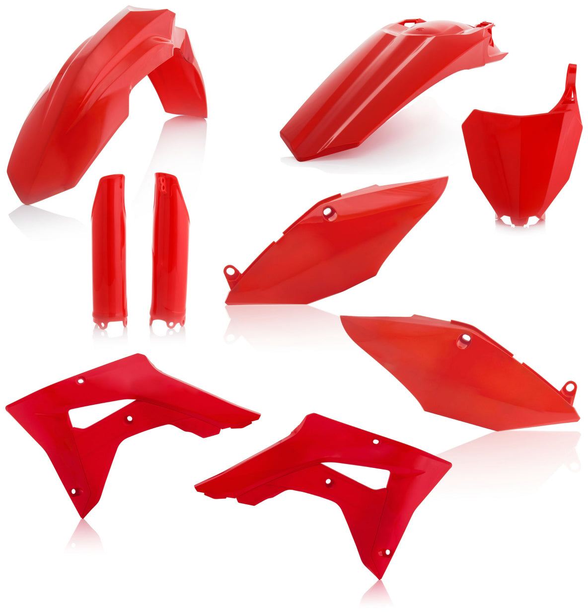 ACERBIS Full Plastic Kit for Honda CRF450RX 2017-2018 – Red Offroad Replacement Body Parts