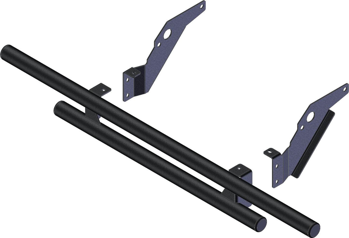 KFI Rear Bumper Black for Honda Pioneer 520 (2021-2022) | Durable Steel ATV/UTV Bumper