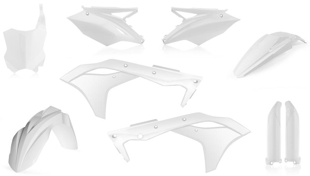 ACERBIS Full Plastic Kit for 2017 Kawasaki KX250F in White