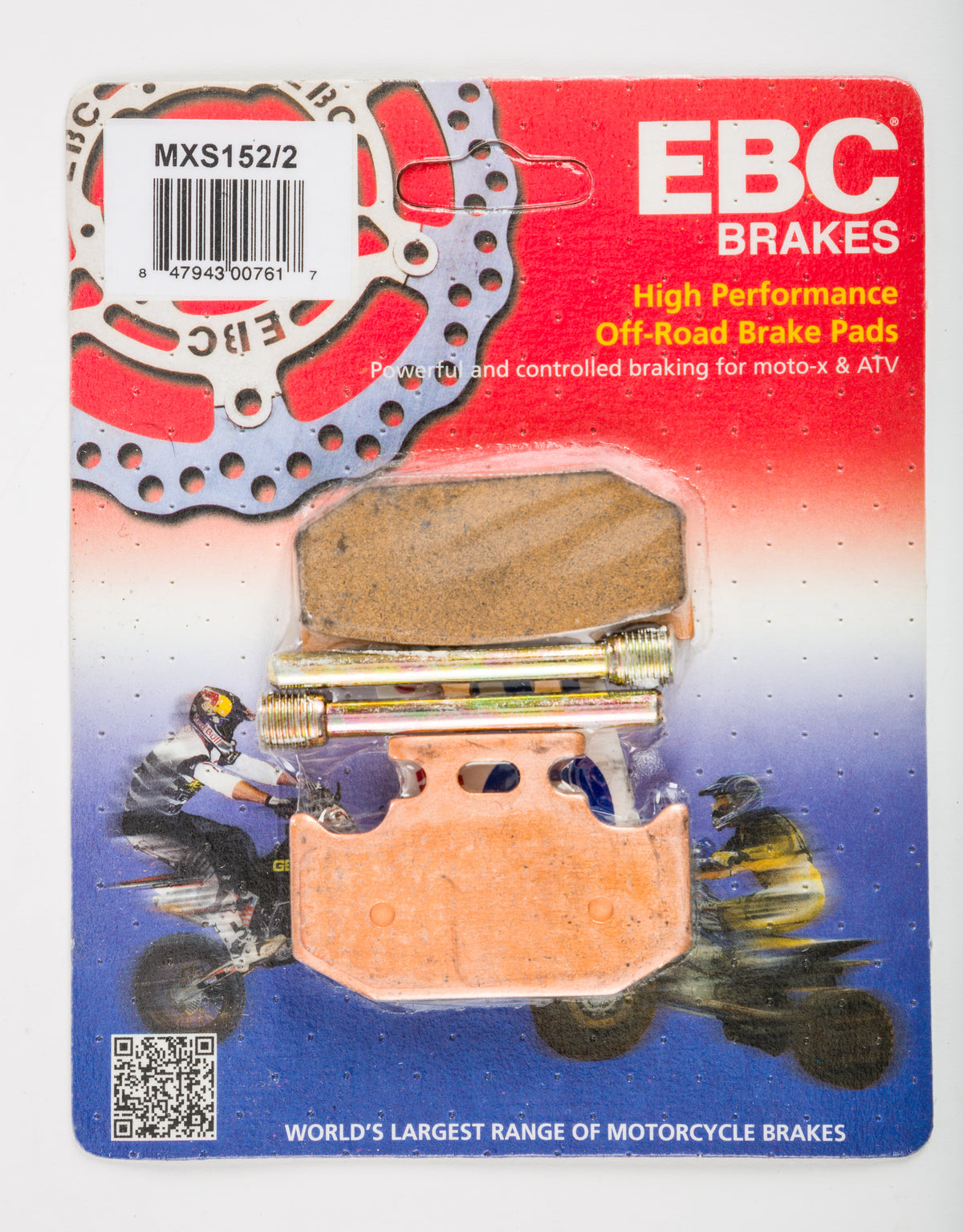 EBC Moto X Race Brake Pads for Suzuki RM250 and DR-Z250 Models - Offroad Performance