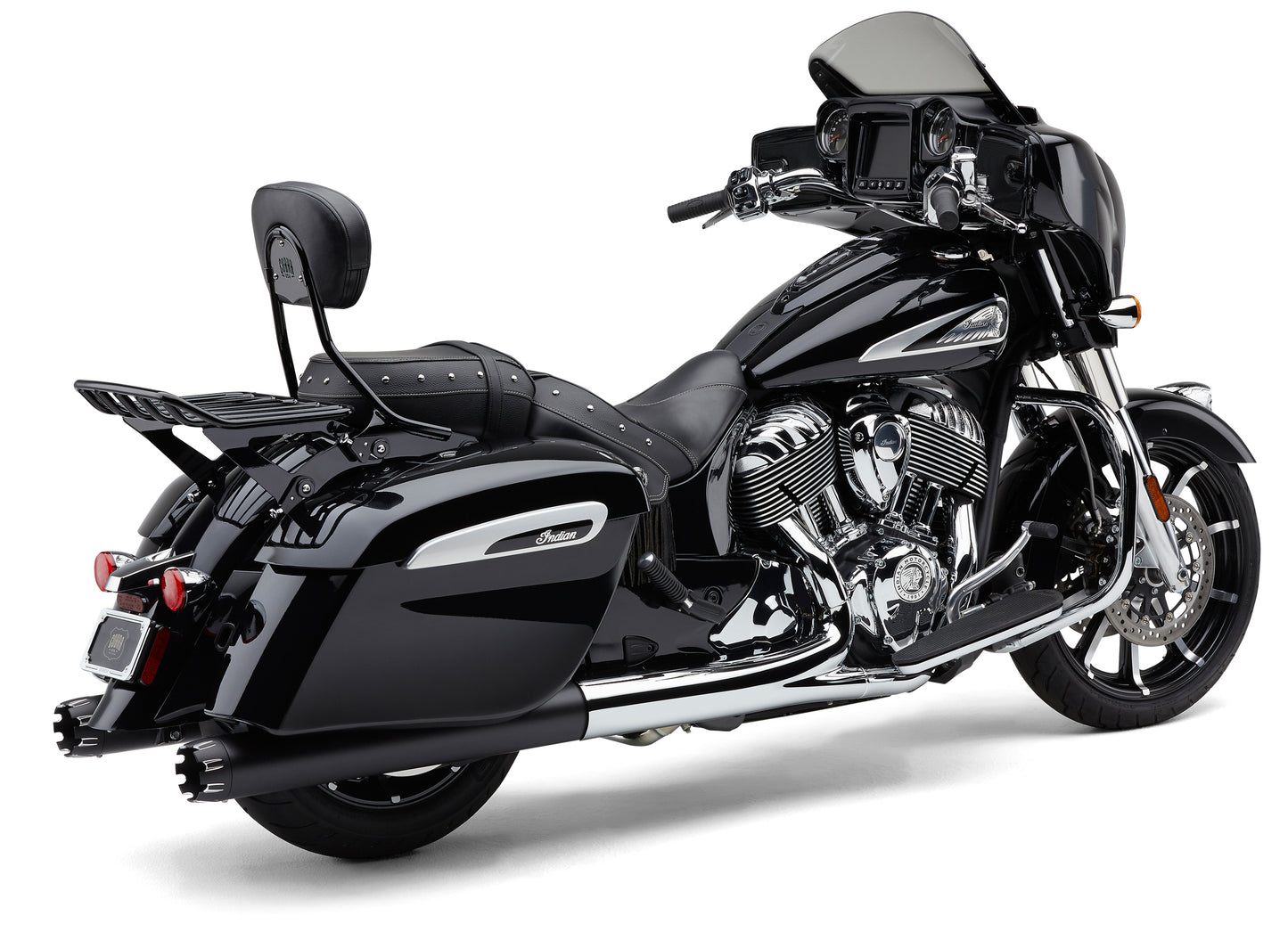 COBRA Detach Backrest Tall Black for Harley Davidson Chieftain 2014-2025 – Easy Install Sissy Bar with Leather Pad
