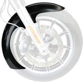 BAGGERNATION DEI 23 Inch Steel Fender with Spacers for Harley-Davidson FLTRX, FLHTCUL, FLHTKL, FLTRXS 2014 & Up