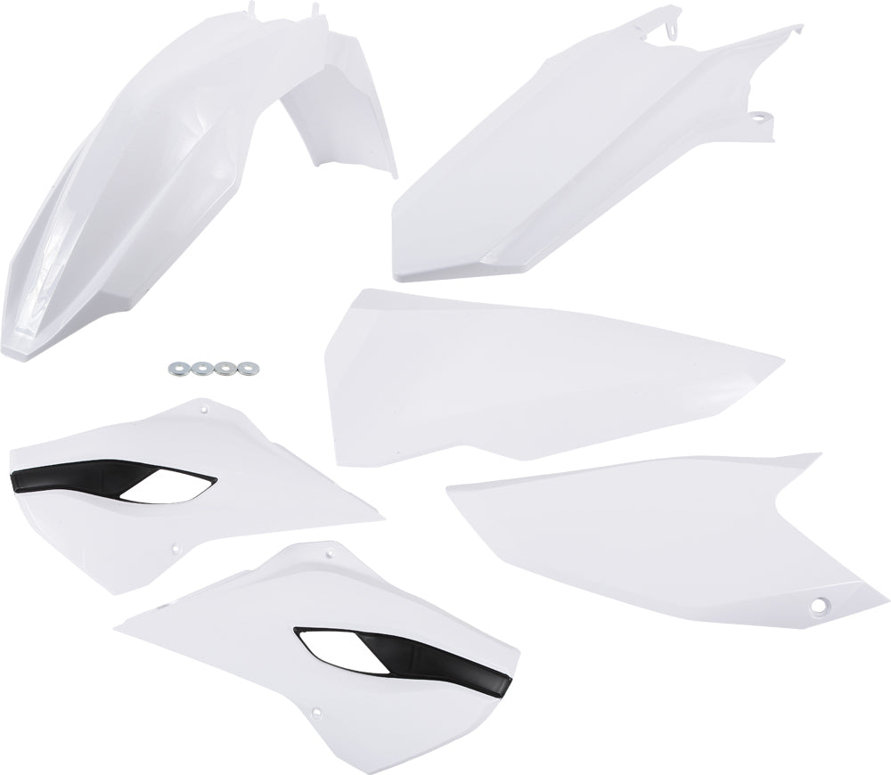 ACERBIS Plastic Body Kit for Husqvarna 2014 TE & FE Models - White/Black