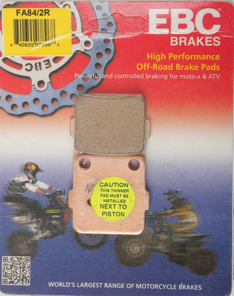EBC Fa84/2R Sintered R Series Brake Pads for Honda ATC200X and ATC250R
