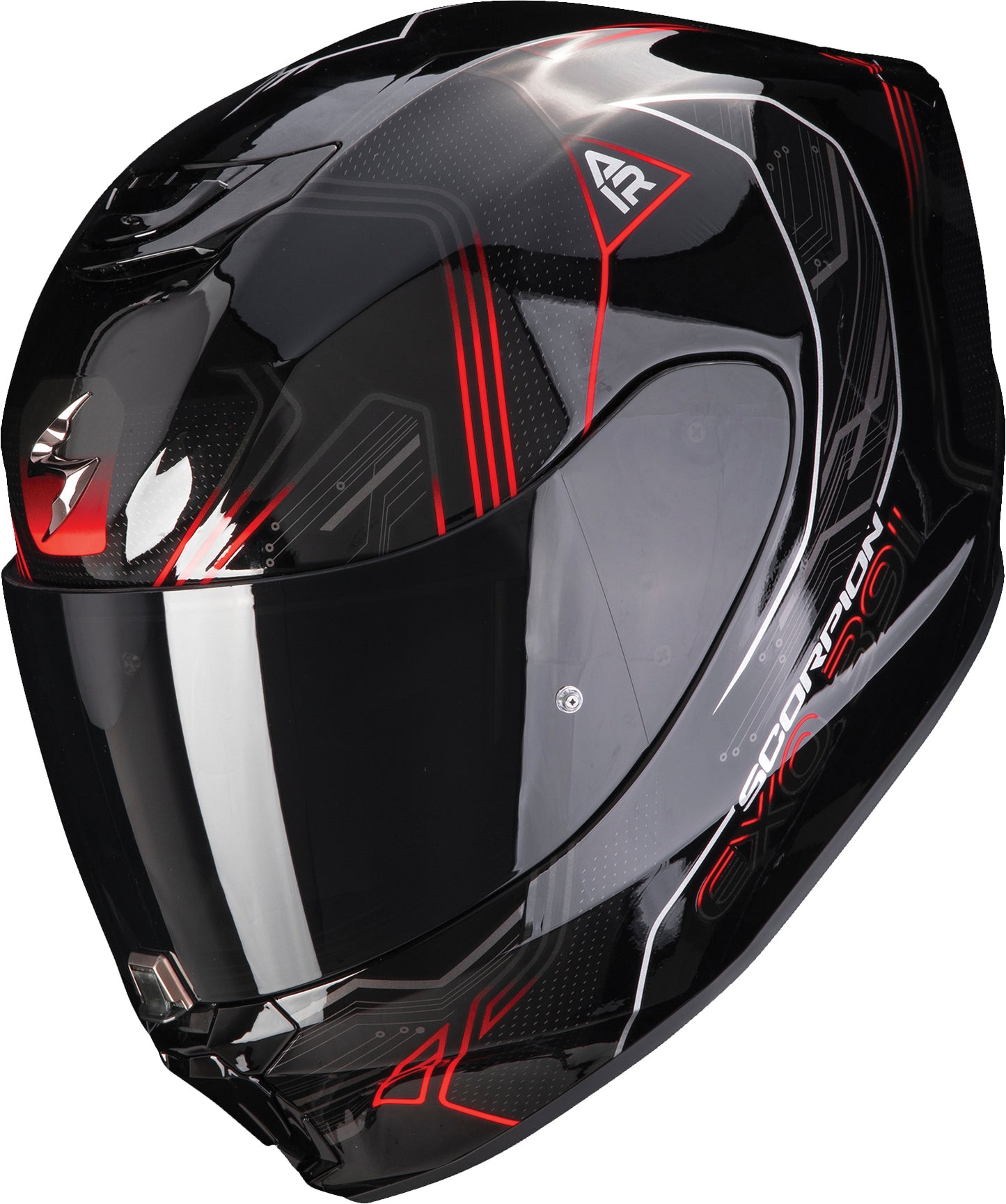 Scorpion EXO Exo R330 Full Face Helmet in Red, Medium - Street Motorcycle Safety Gear