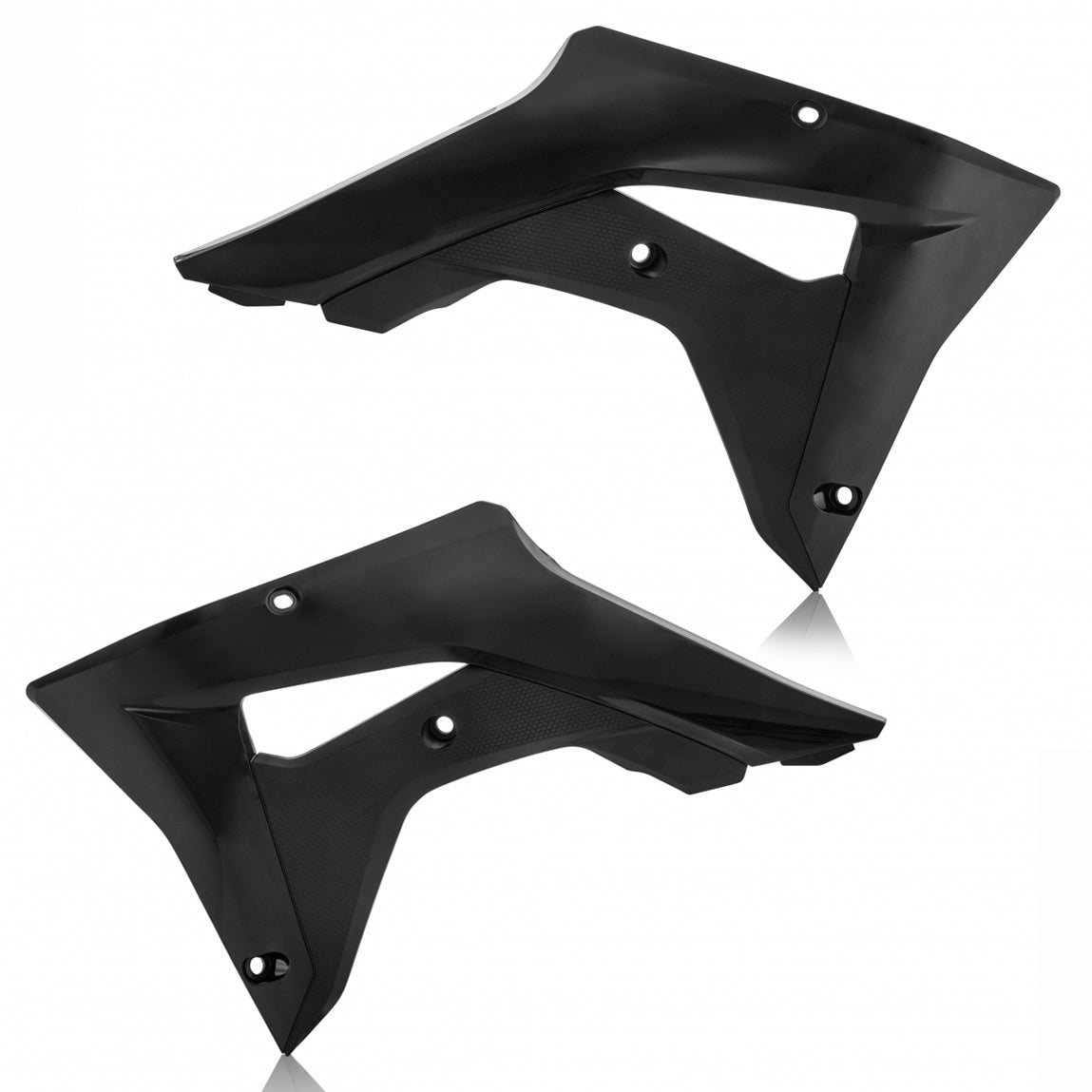 ACERBIS Radiator Shrouds for Honda CRF450X and CRF450L – Black Offroad Body Parts