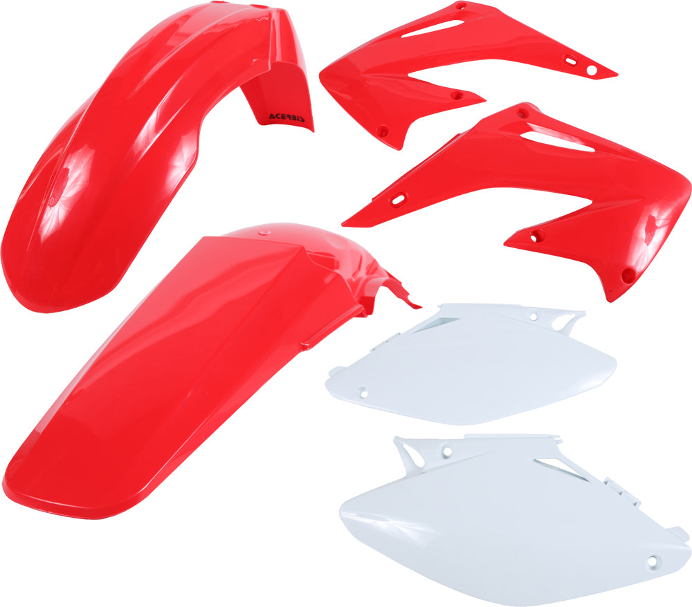 ACERBIS Plastic Body Kit in Red for Honda CR125R and CR250R (2004-2007)