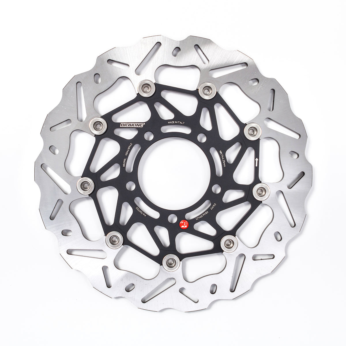 Braking SK2 Directional Rotor for Kawasaki ZG1400 and Ninja ZX-10R – Front Left, Part WK090L
