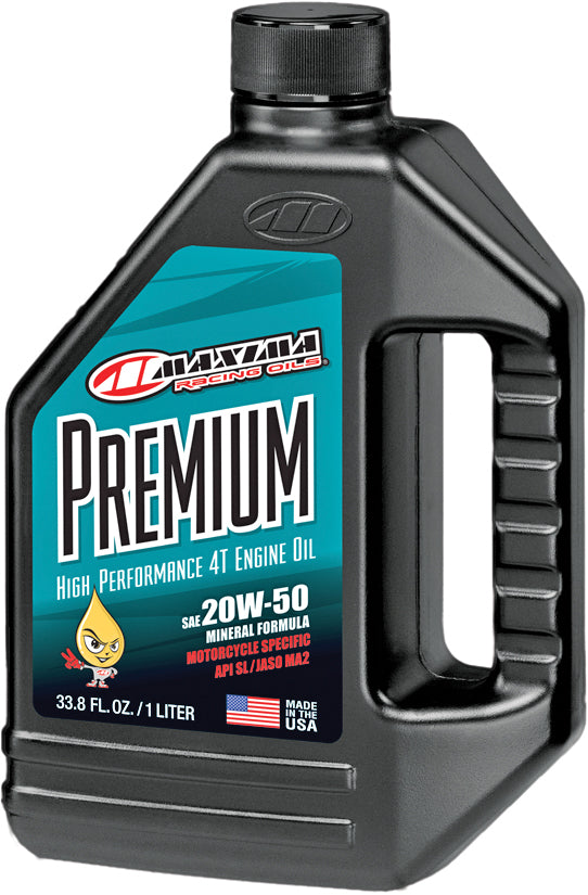 Maxima Premium 4T 20W50 Engine Oil - 1 Quart (Part #35901)