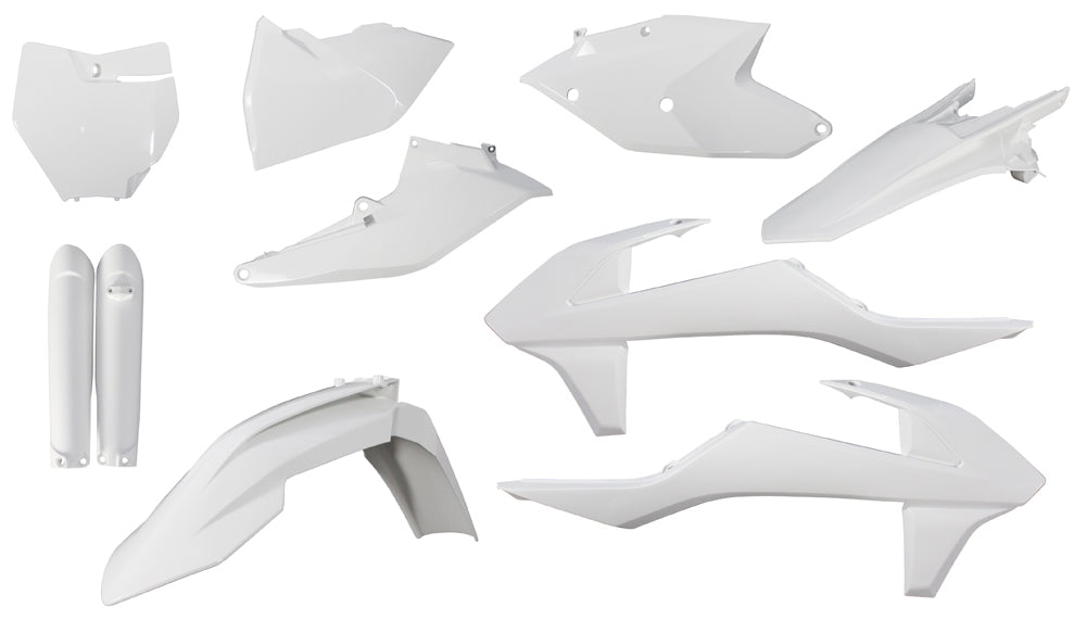 ACERBIS Full Plastic Kit for KTM 250 SX-F Factory Edition and 350 XC-F - White