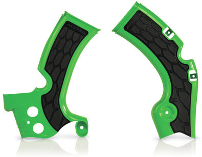 ACERBIS X Grip Frame Guard for Kawasaki KX450F (2009-2018) – Green and Black