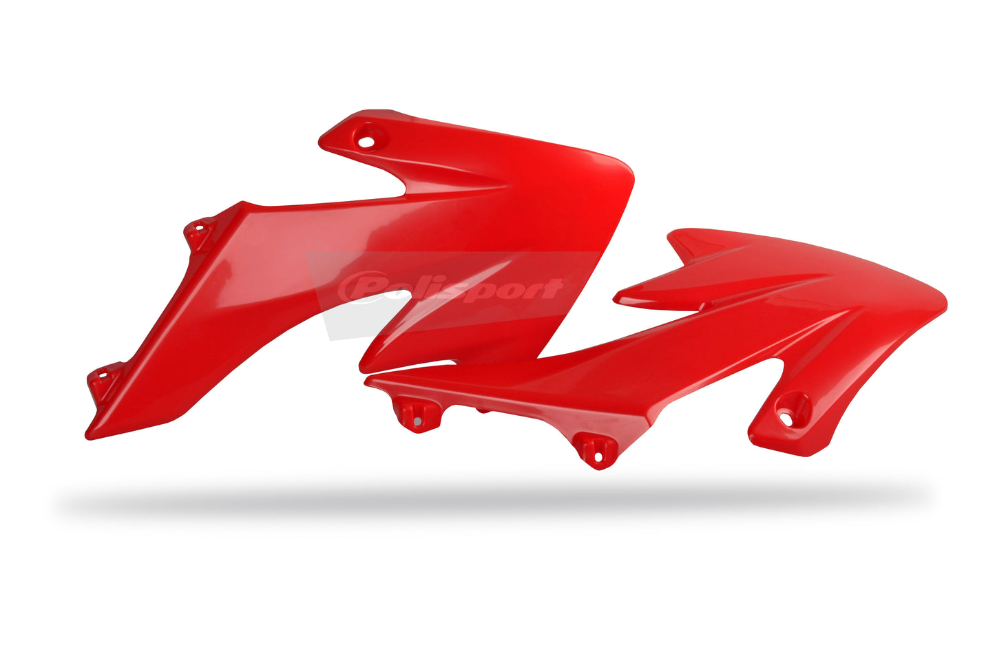 POLISPORT Replacement Radiator Shroud in Red for Honda CRF50F - Durable Polypropylene Offroad Body Part