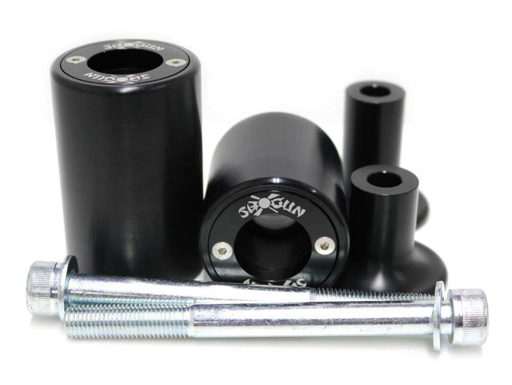 Shogun Pa2 Frame Sliders for Kawasaki ZX-6R 2013-2017 – No Cut Body Guards with One-Year Free Replacement Program