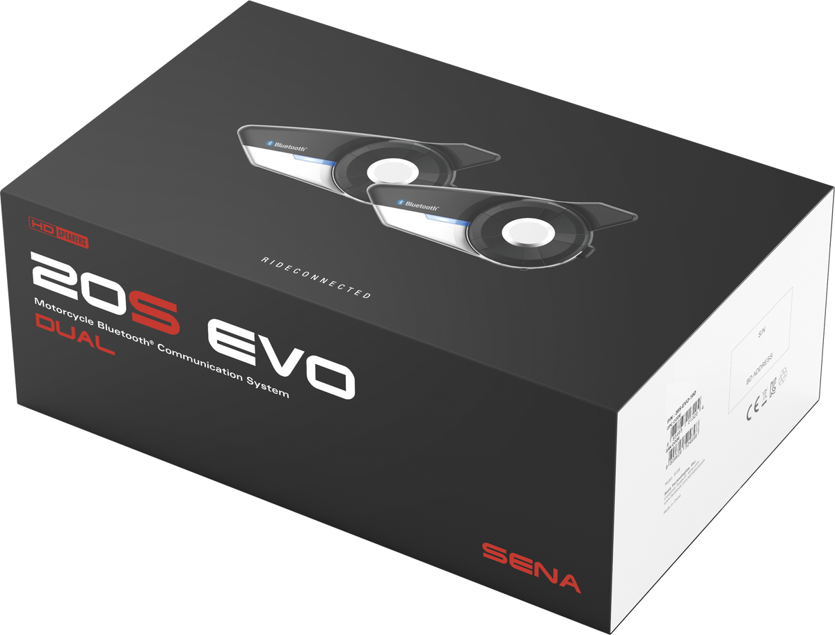 SENA 20S EVO HD Bluetooth Communication System - Dual Pack