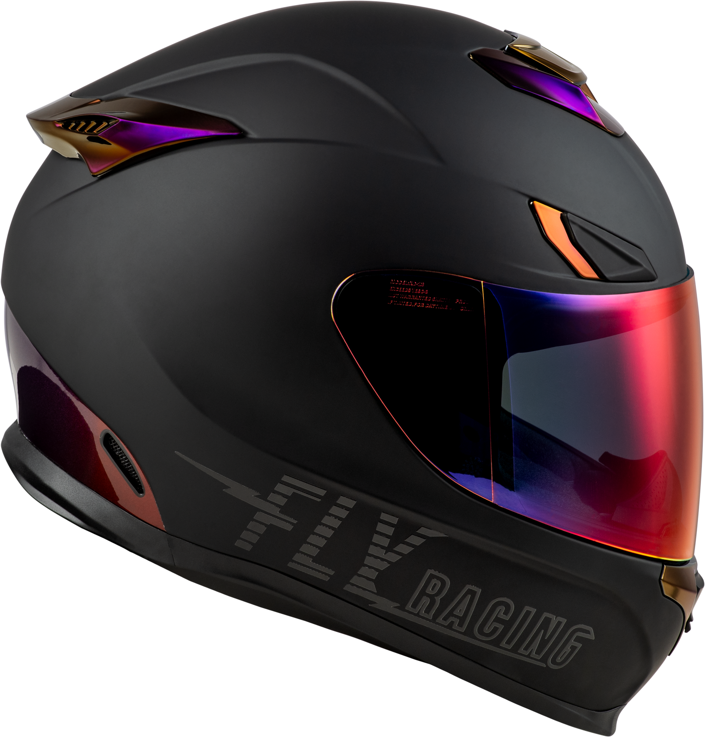 Fly Racing Sentinel Recon Full-Face Helmet Matte Black/Charcoal Chrome X-Large