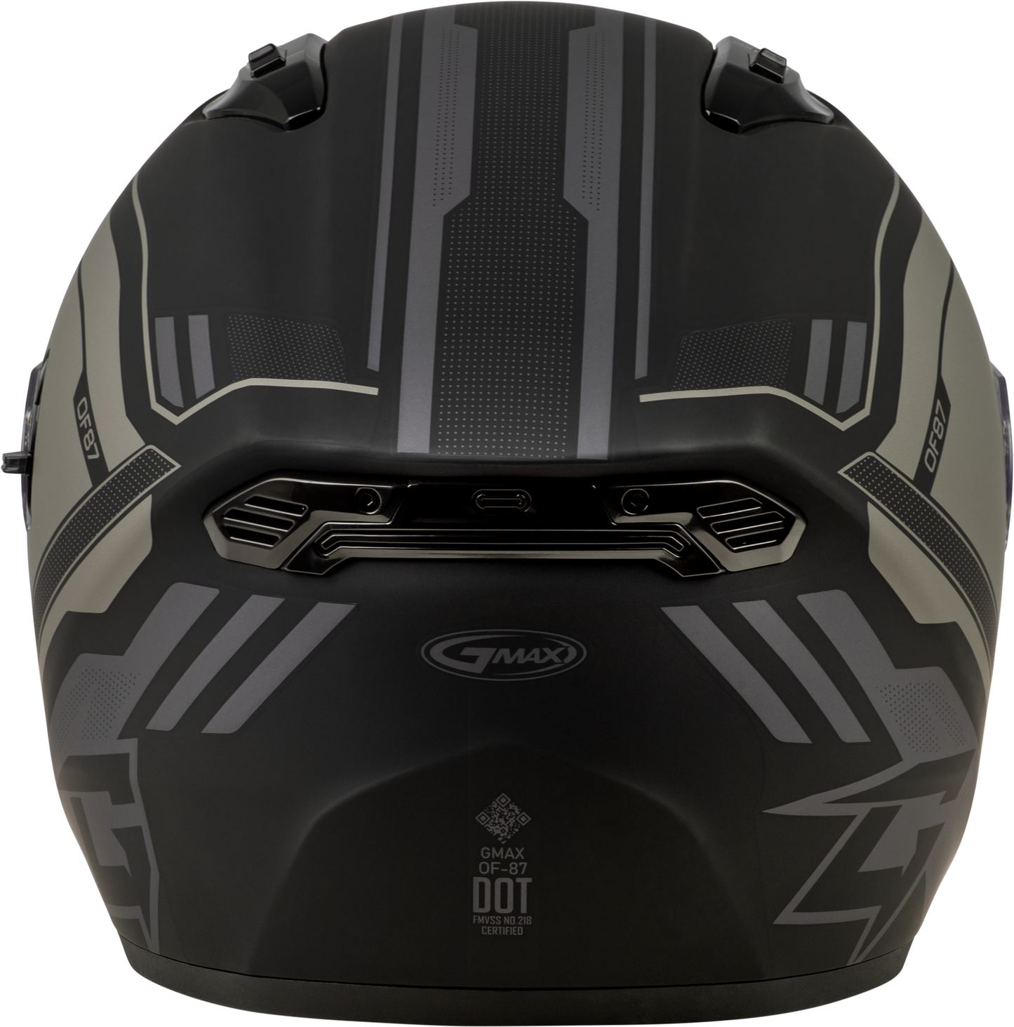 GMAX OF-87 Duke 3X-Large Matte Black/Grey Open-Face Helmet with Premium Features