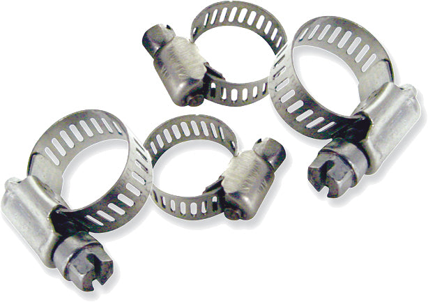 MOTION PRO Stainless Steel Hose Clamps, 7/16 to 25/32 Inch, Pack of 10