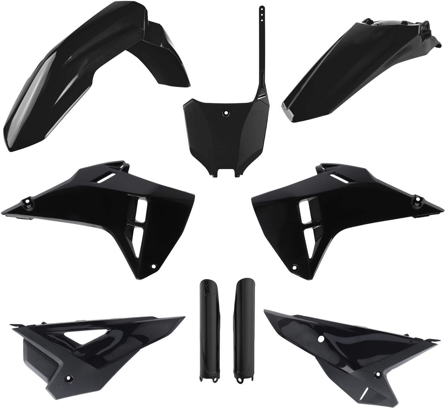 Polisport Restyle Kit for Honda CRF - Black Offroad Body Plastic Kit