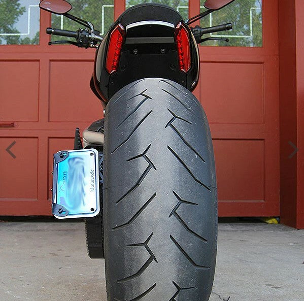 NEW RAGE CYCLES Side Mount License Plate Frame for Ducati Diavel 1260 – Model Year 2019-2022