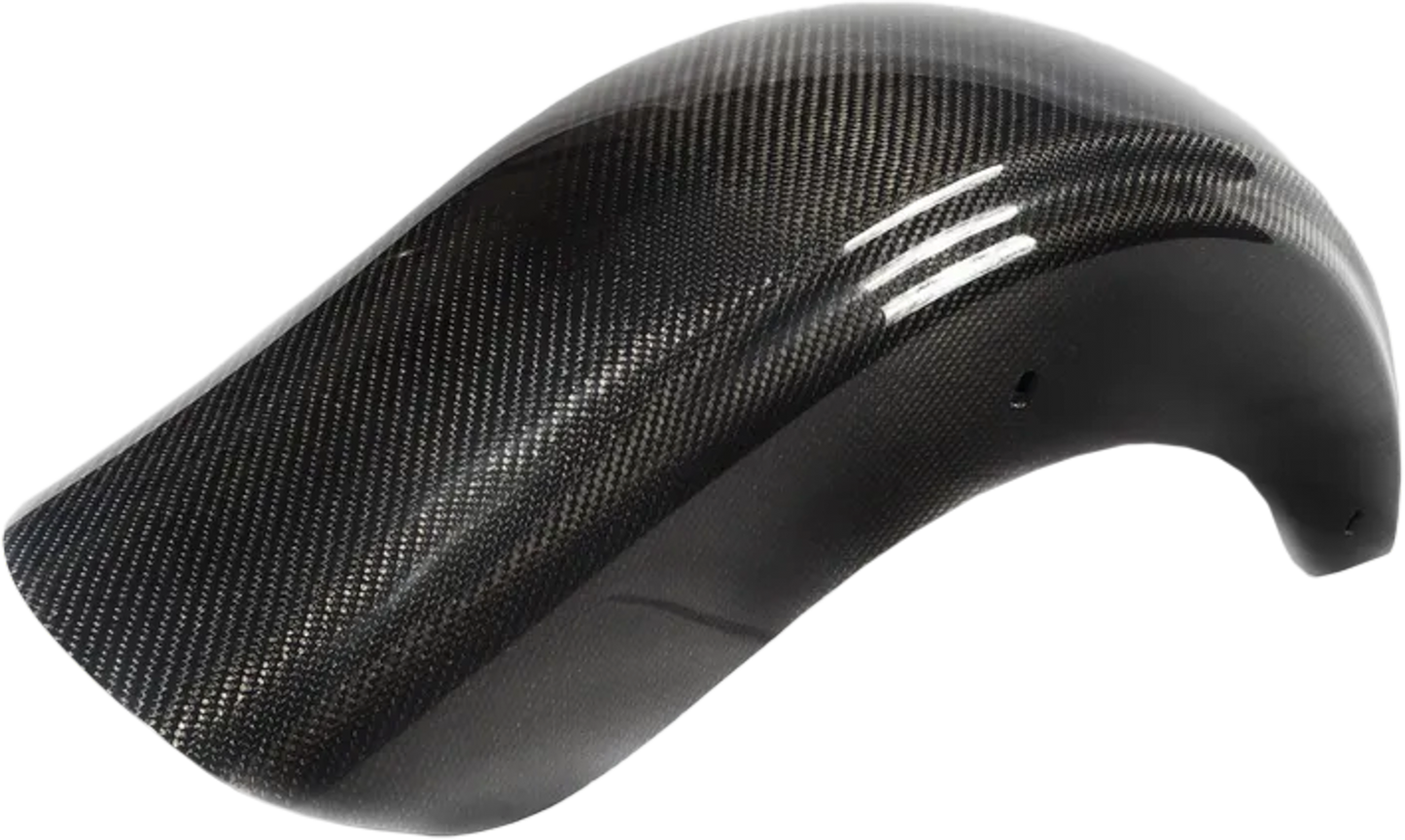 HOFMANN DESIGNS Carbon Fiber Rear Fender with Seat Dock for Harley V-Twin 2009-2022