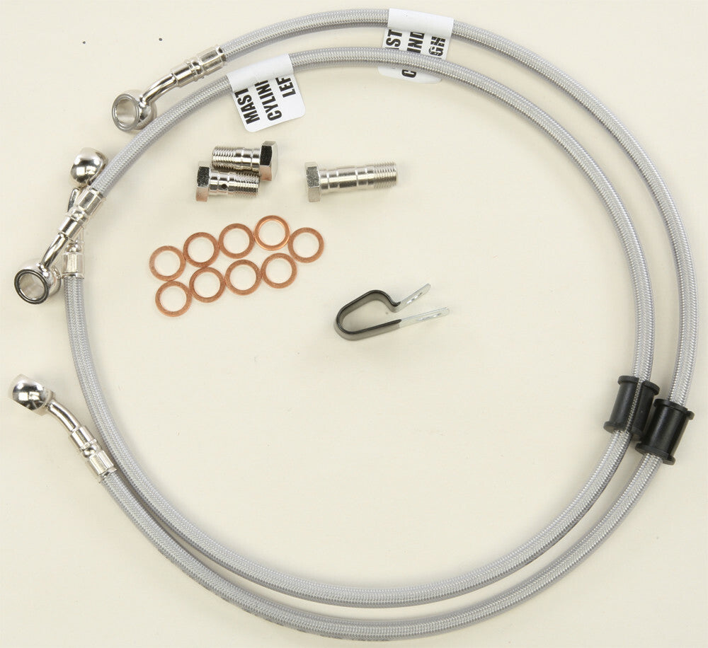 GBRAKES FK003D886-2 2 Line Front Brake Line Kit for Street Bikes
