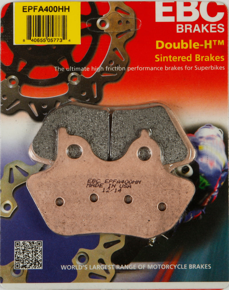 EBC Extreme Pro Brake Pads EPFA400HH for Harley-Davidson V-Twin Motorcycles – High-Performance Road Race and Street Use
