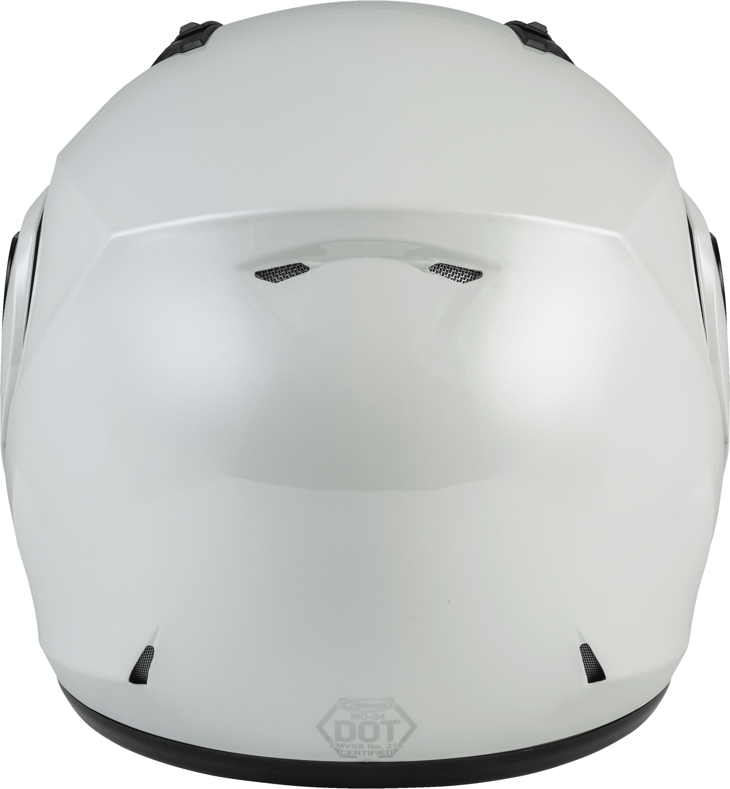 GMAX MD-04 Modular Helmet Pearl White - Lightweight Street Helmet with DOT Approval and Advanced Ventilation