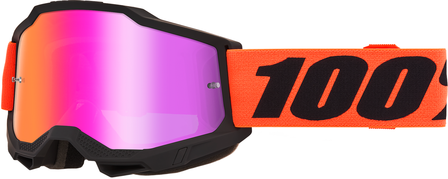 100-Percent Accuri 2 Goggle Ferran Mirror Red Lens for Offroad Performance