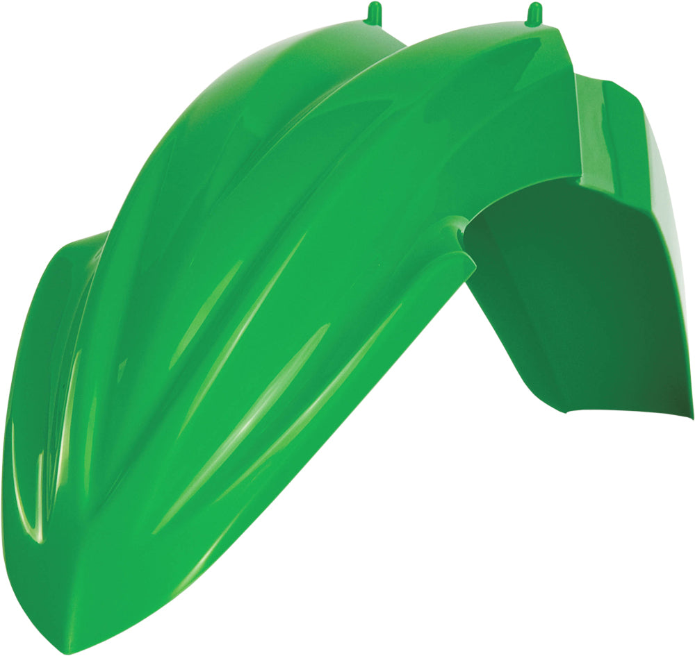 ACERBIS Front Fender for Kawasaki KX85 & KX100 – Green Offroad Motorcycle Body Accessory