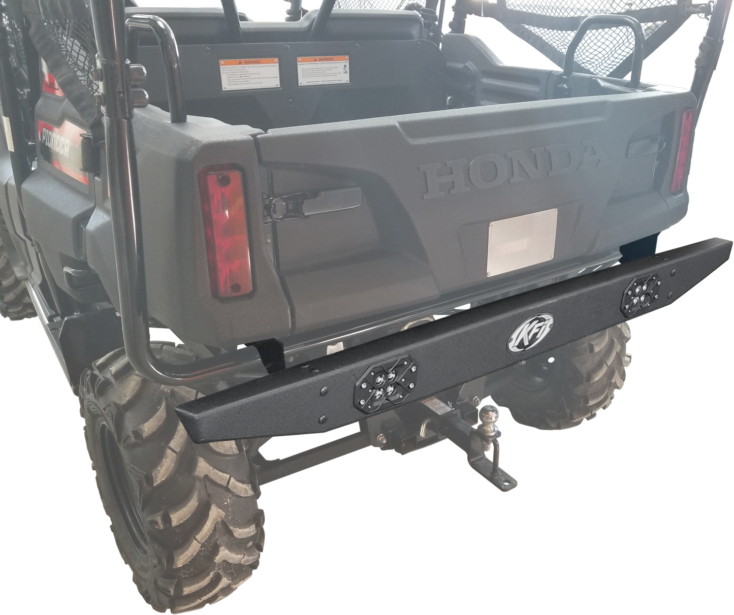 KFI Part Number 101570 Rear Bumper for Honda Pioneer 700 Series – Durable Powder-Coated Steel ATV/UTV Body Protection