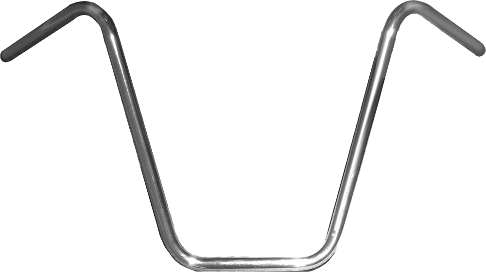 FIRE POWER 7/8 Inch Handlebar Ape Hanger 18 Inch Rise Chrome for Street Motorcycles