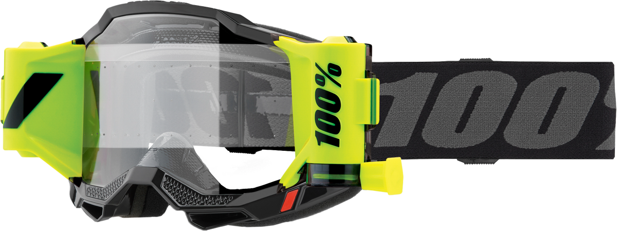100-Percent Accuri 2 Forecast Offroad Goggle with Clear Lens – Black