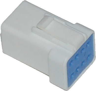 NAMZ Custom Cycle JST 8 Pin Receptacle - Compact Waterproof Electrical Connector for V-Twin Motorcycles