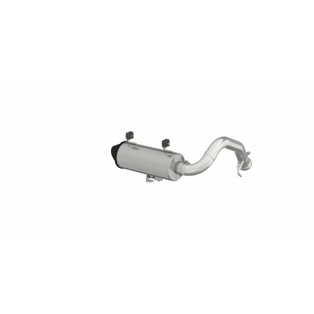 MBRP AT-9523PT Single Slip-On Exhaust System with 4.5-Inch Performance Muffler for Polaris Sportsman Models