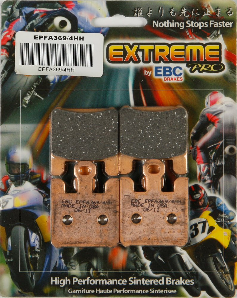 EBC Extreme Pro Brake Pads Part #EPFA369/4HH for Kawasaki Ninja ZX-10R and Vulcan 1600 Classic