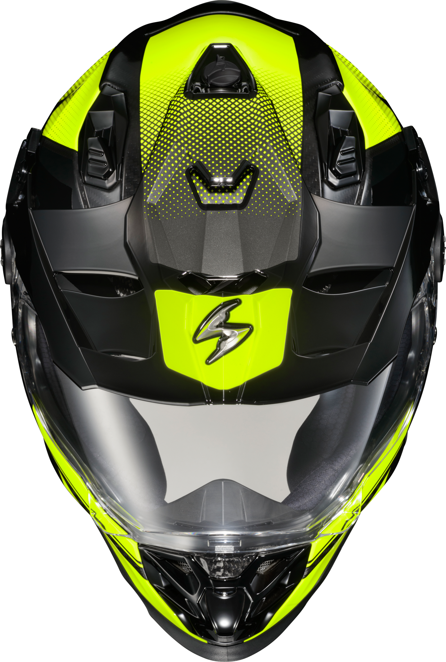 SCORPION EXO XT9000 Carbon Full Face Helmet Trailhead Hi-Vis Yellow, Small
