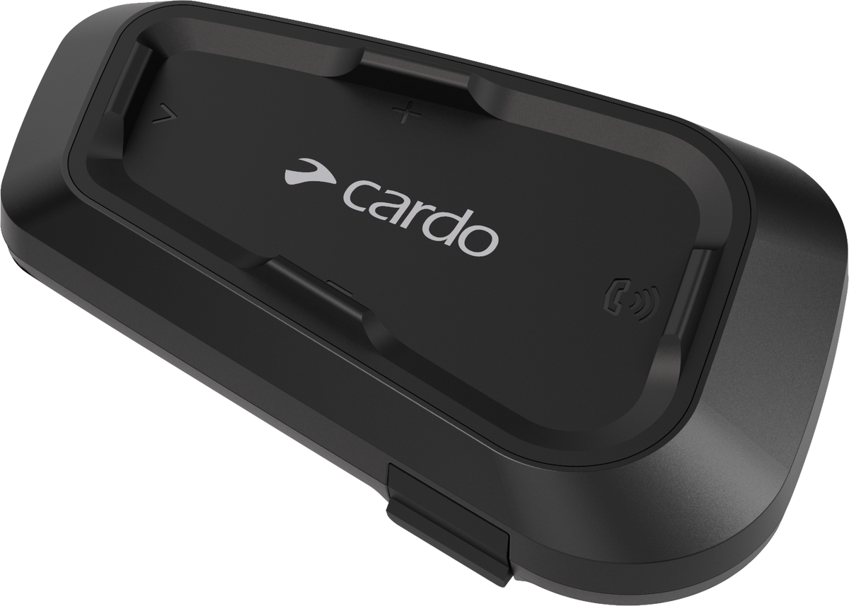 CARDO Spirit HD Bluetooth Headset Single - High-Definition Communication for Riders