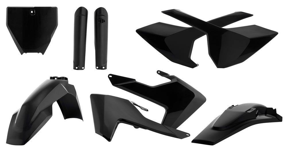 ACERBIS Full Plastic Kit for Husqvarna TC 250 (2017-2018), Black