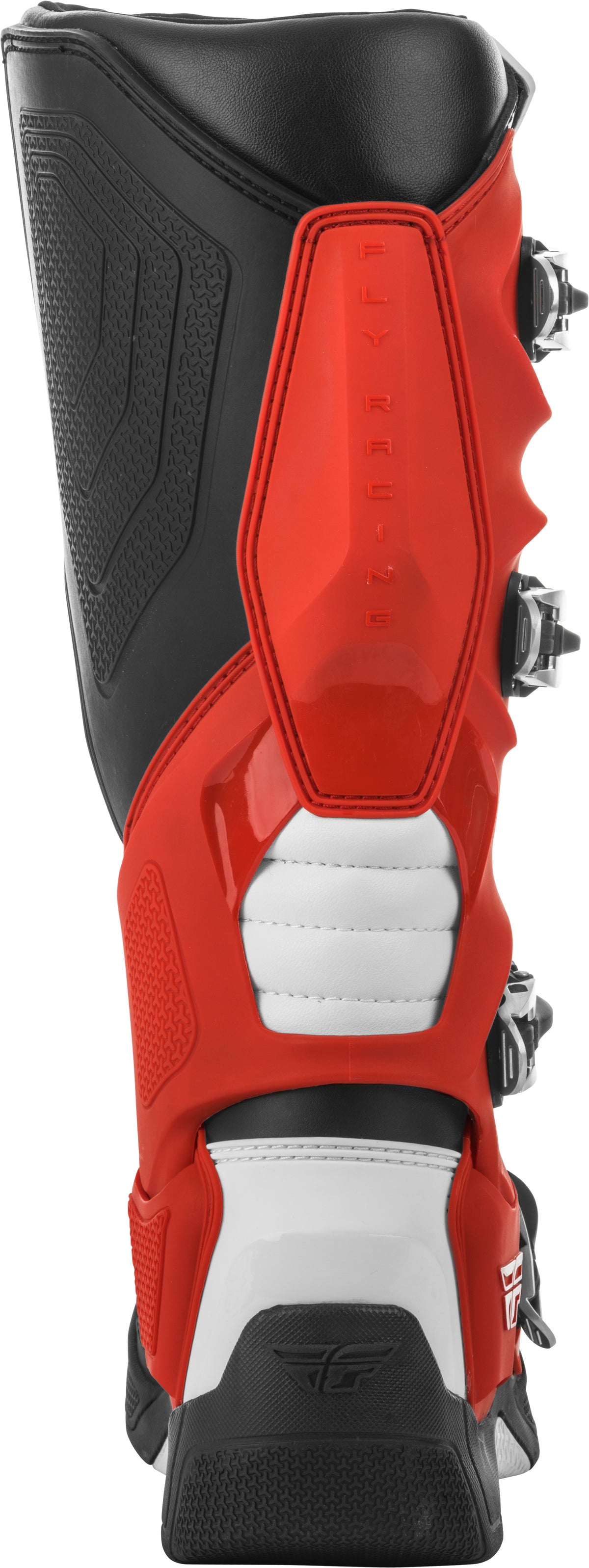 Fly Racing FR5 Offroad Boots Size US 10 in Red, Black & White