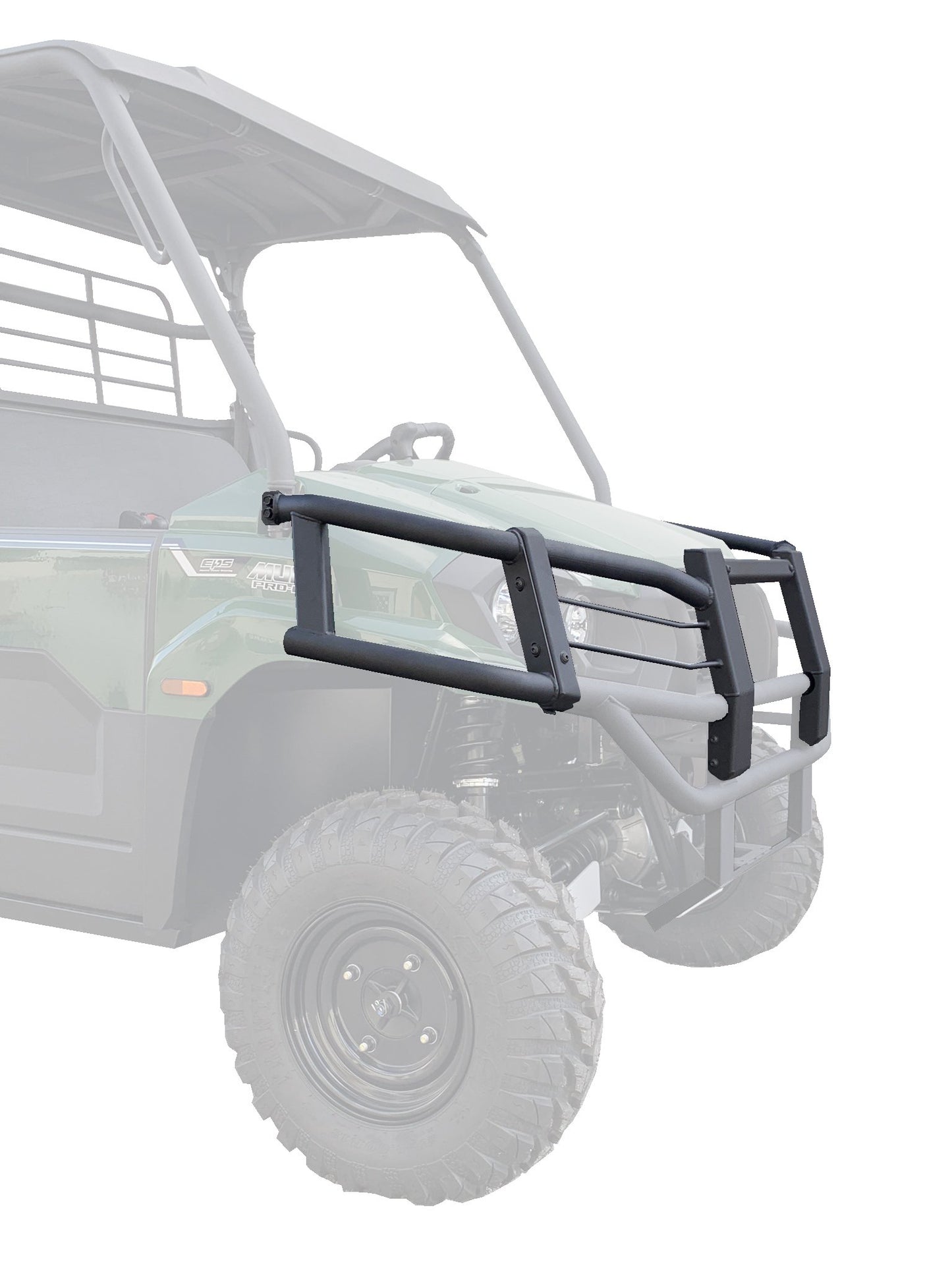 RIVAL POWERSPORTS USA Front Bumper for Kawasaki Mule Pro Mx - Heavy-Duty Off-Road Front-End Protection