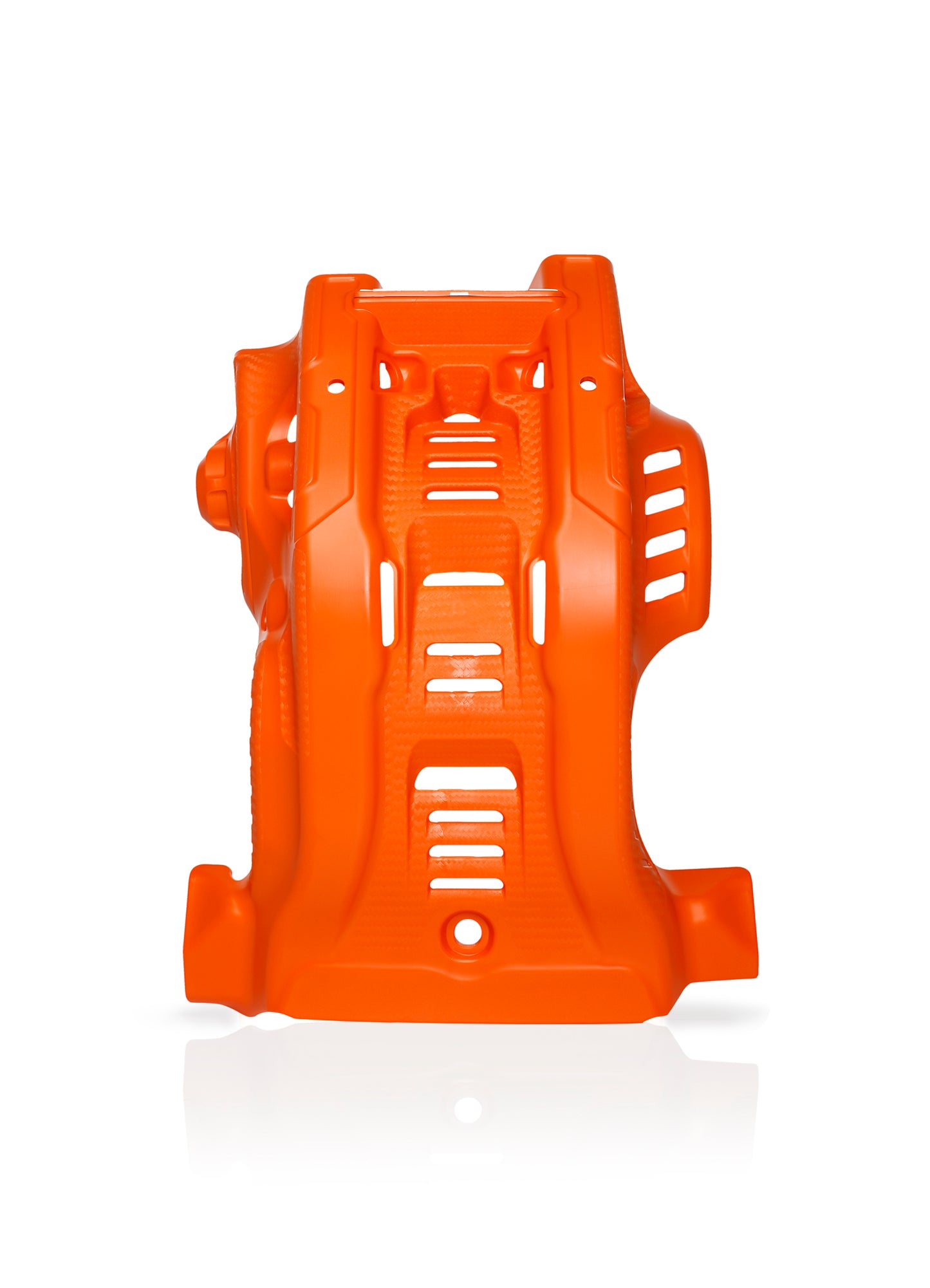 ACERBIS Skid Plate for KTM 350 & 250 Models - Orange/White Heavy Duty Plastic Guard