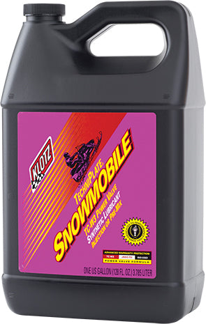 KLOTZ TC W3 Techniplate Snow Engine Oil 1 Gallon – Synthetic Multi-Purpose Lubricant for Snowmobiles and Engines