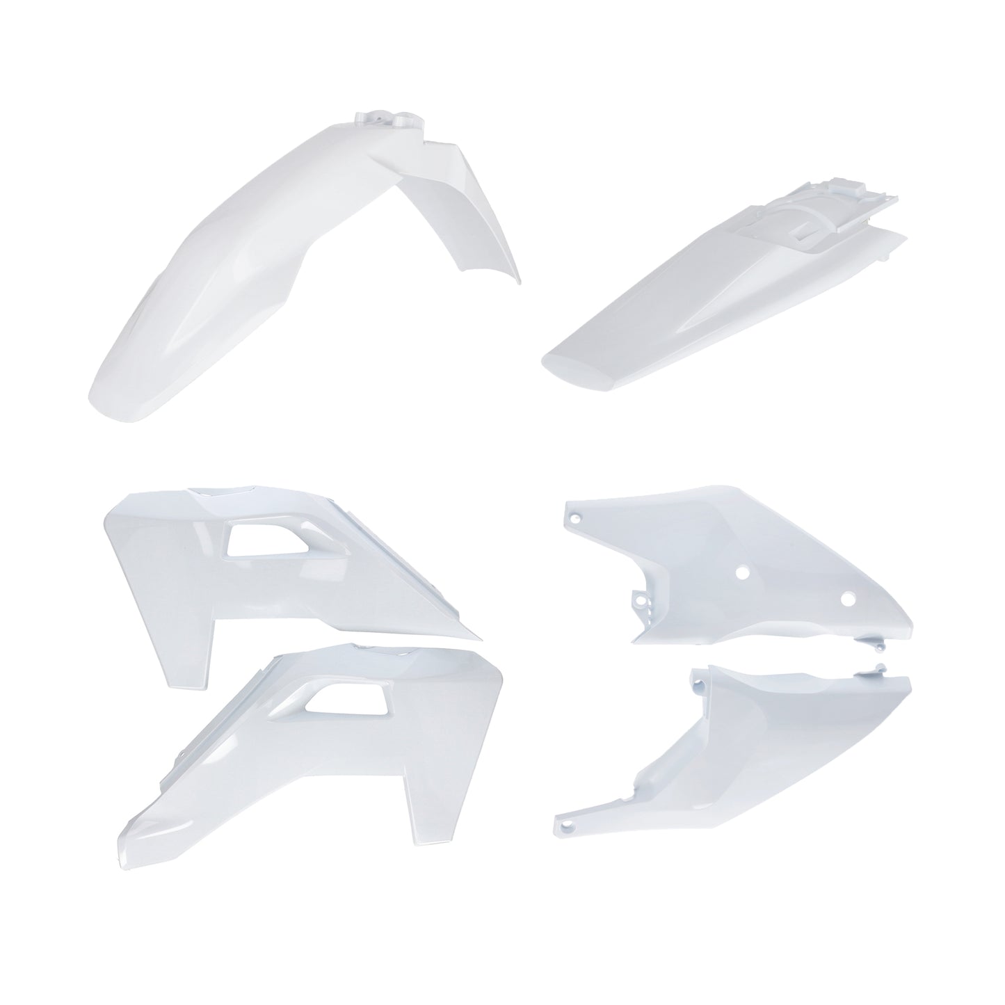 ACERBIS Plastic Kit Hus White - Offroad Replacement Body Parts