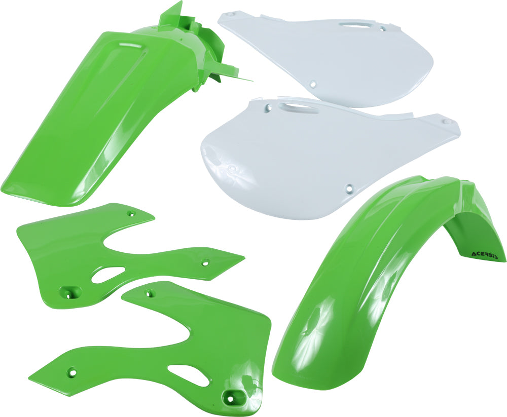 ACERBIS Kawasaki KX250 & KX125 Plastic Body Kit - Green, Part 2071000243