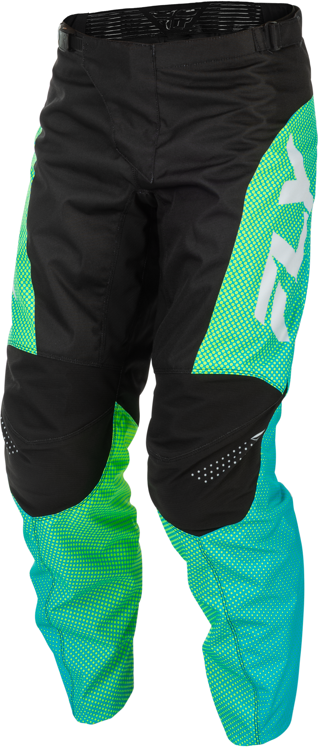 Fly Racing F-16 Offroad Pants Size 42 in Aqua, Black & White
