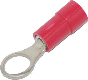 NAMZ Custom Cycle PVC Ring Terminal #10 (Pack of 25) for V-Twin Motorcycle Electrical Systems