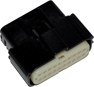 NAMZ CUSTOM CYCLE MX-150 Series 20-Pin Female Connector in Black - Model NM-33472-2001