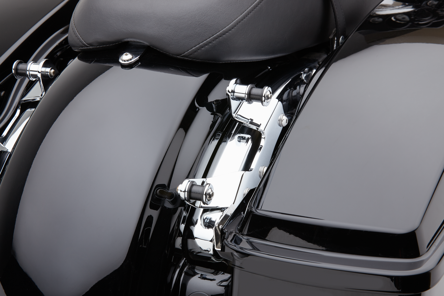 Cobra Backrest Mounting Kit for Harley FLH/Flt 2009-2013 - Black, Part #602-2100B