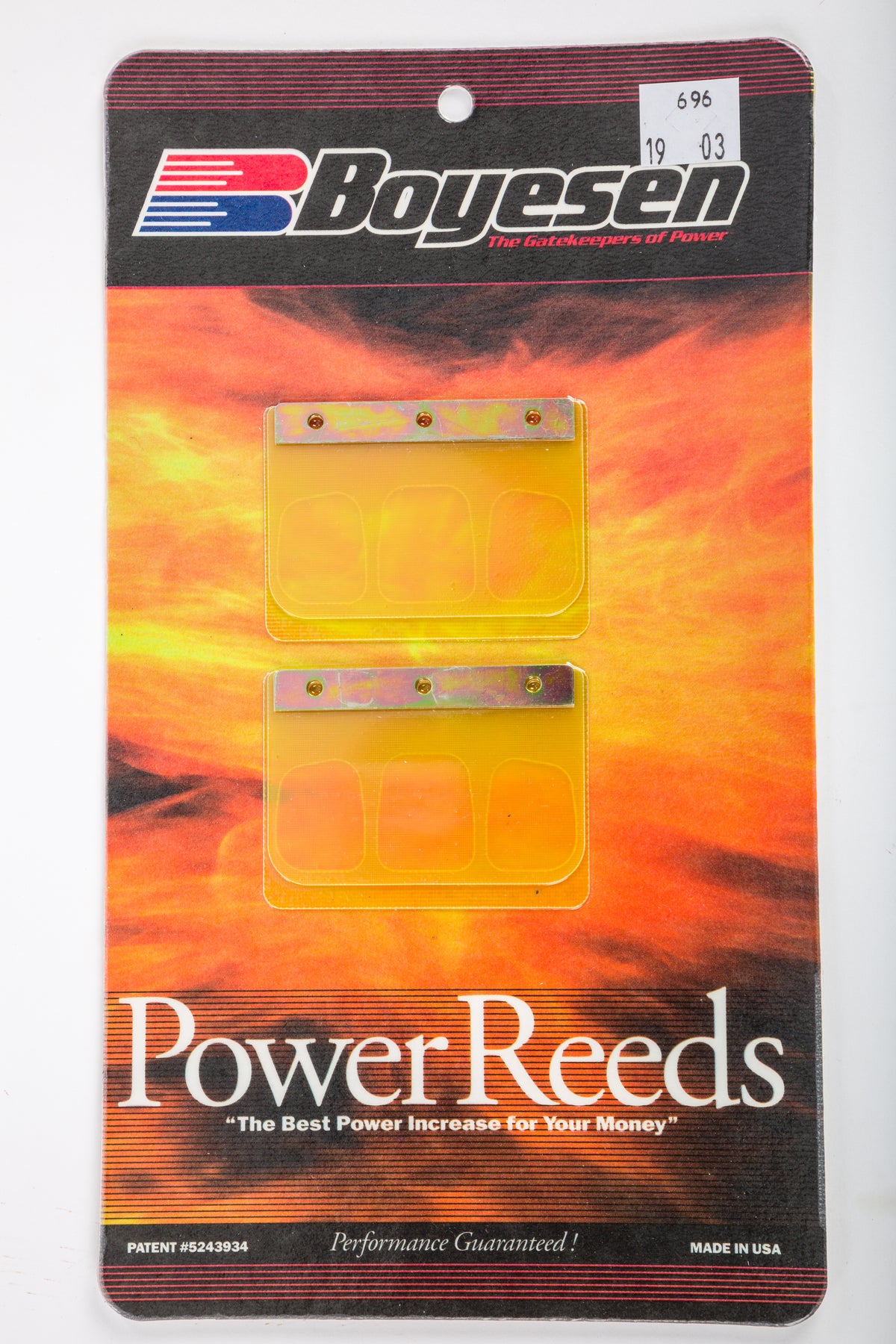 Boyesen 696 Motorcycle Reeds for Honda CR250R - Offroad Intake/Carburetor Replacement Reeds